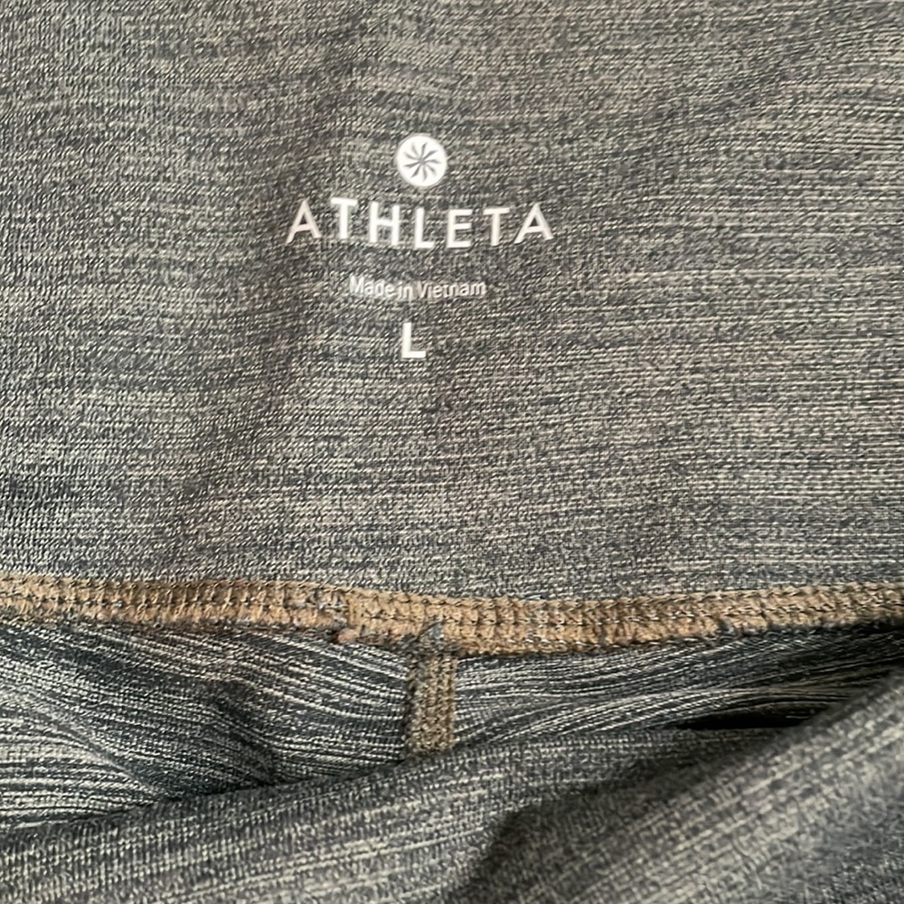 Athleta Chaturanga Pants Tights 7/8 Space Dye Large - Picture 2 of 6